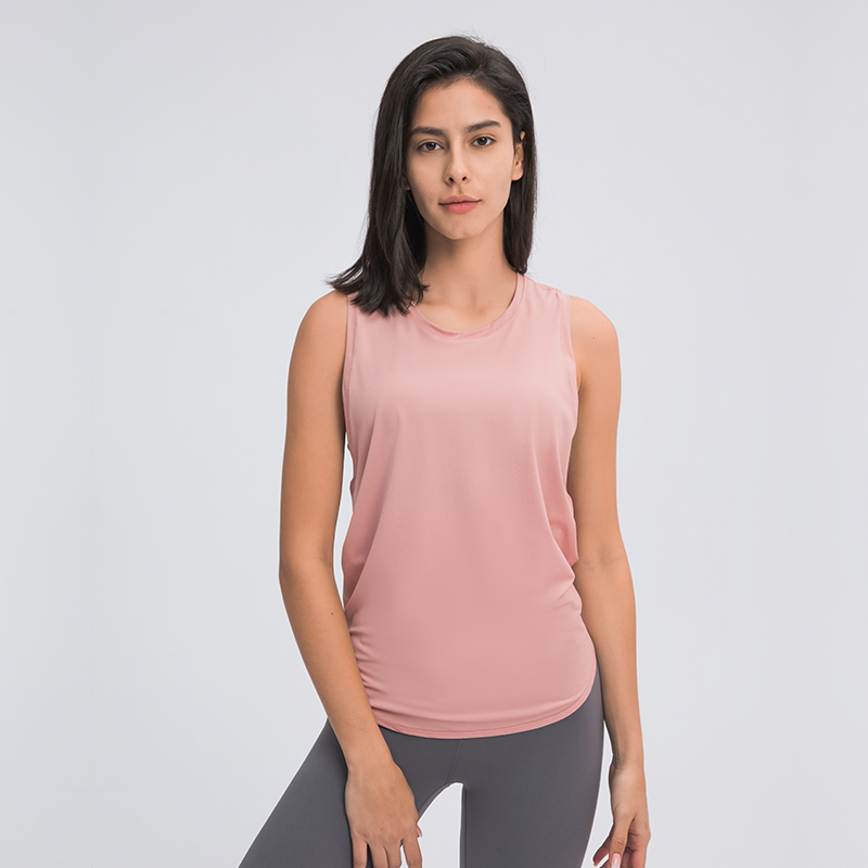 S2023 Yoga tanks for women loose fit with different wearing way from suppliers