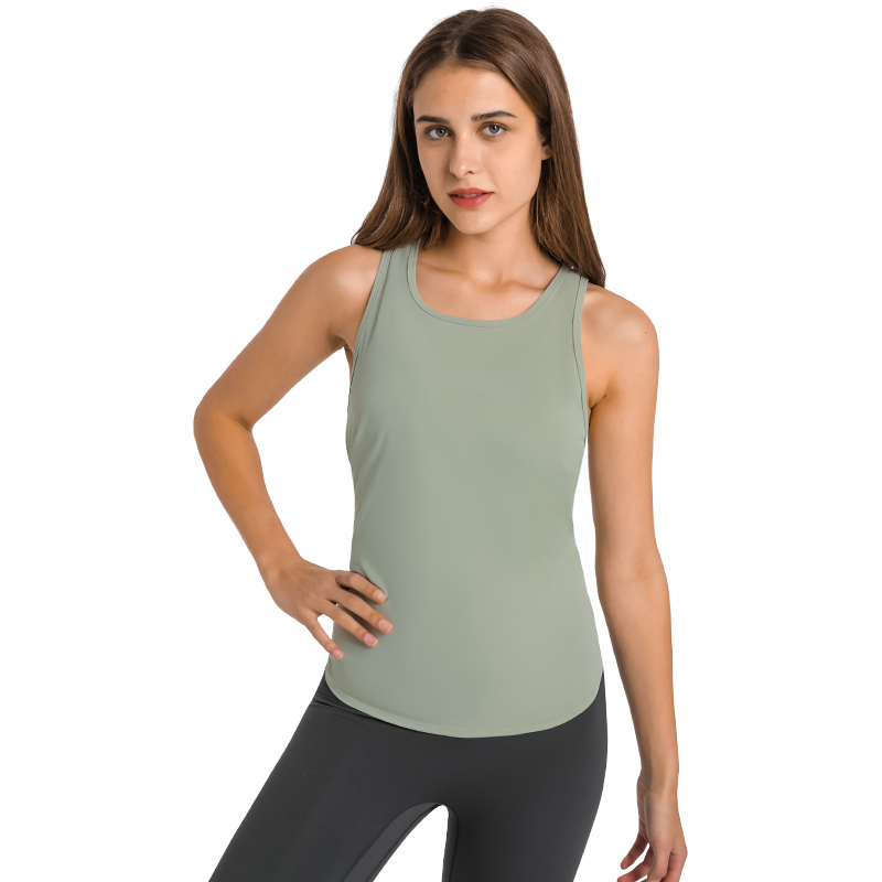 DT180 Yoga tanks for women with different wearing way from china manufacturer