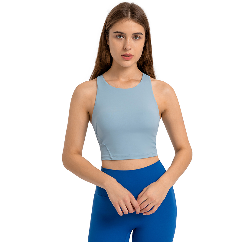 DT169  Yoga tank tight with bra inside super soft stretch fabric