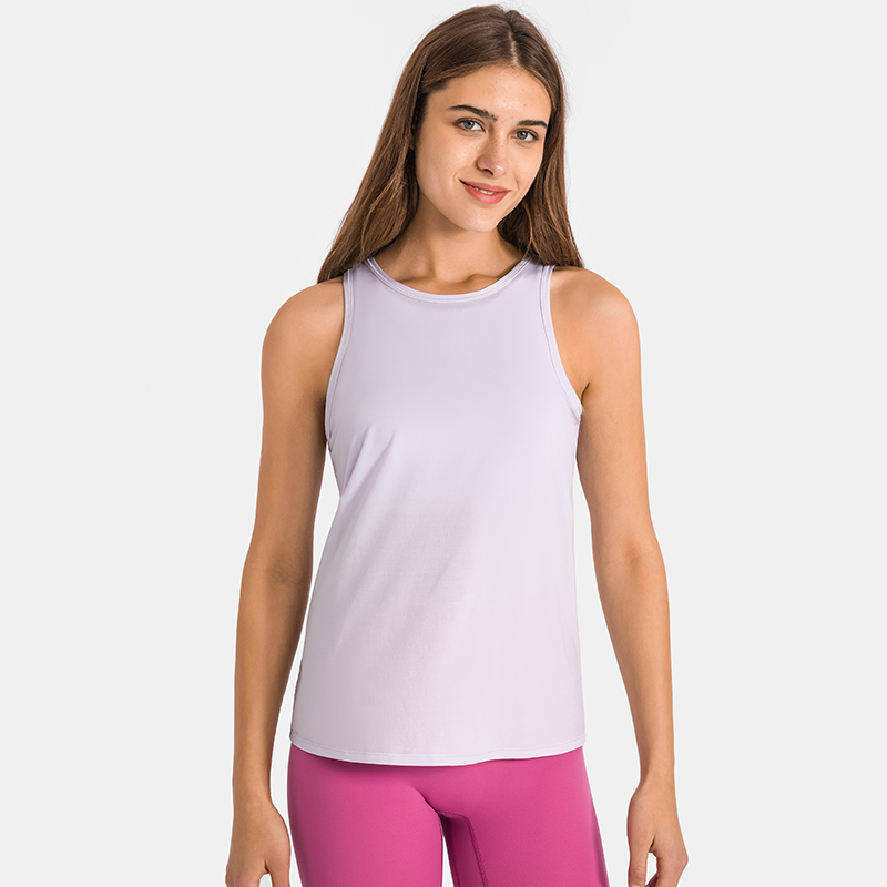 DT054 Yoga tanks for women built in bra china factory