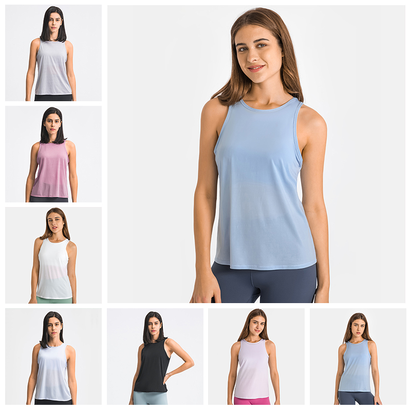 DT054 Yoga tanks for women built in bra china factory