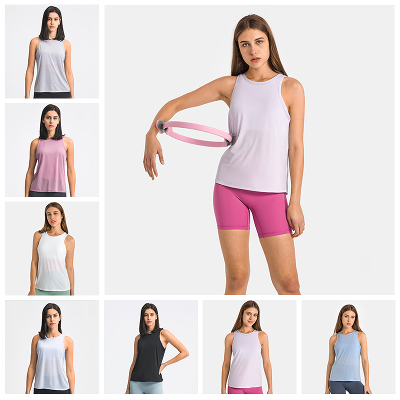 DT054 Yoga tanks for women built in bra china factory