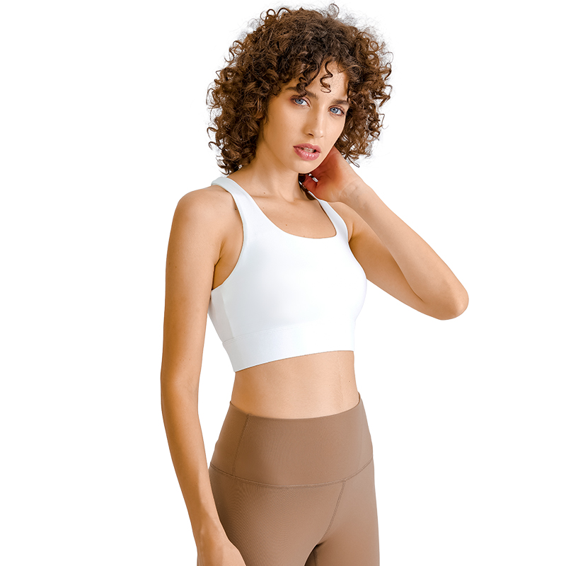 DW148 Back hooke and eye closure Wearing sports bra whole day from suppliers