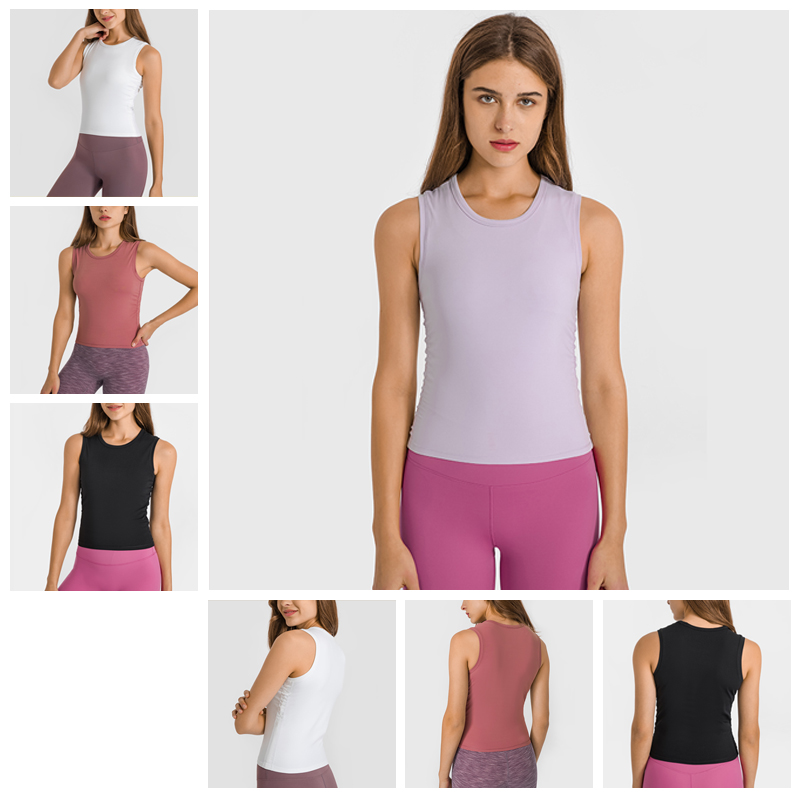 DT182  Waist wrinkle technician Yoga tank from suppliers